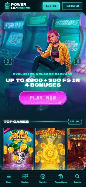 Image: Macht euch bereit für PowerUp - Online Casino für Deutschland